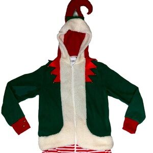 🔥🚨NWT Christmas Elf onesie pijama costume🚨🔥